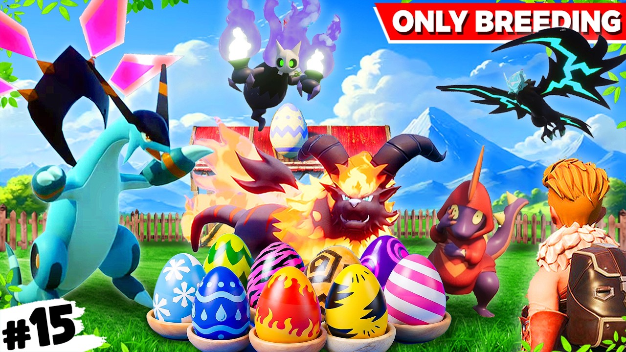 I COLLECT ALL EGGS FROM LAVA BIOME! 🤩 | PALWORLD ONLY BREEDING #15