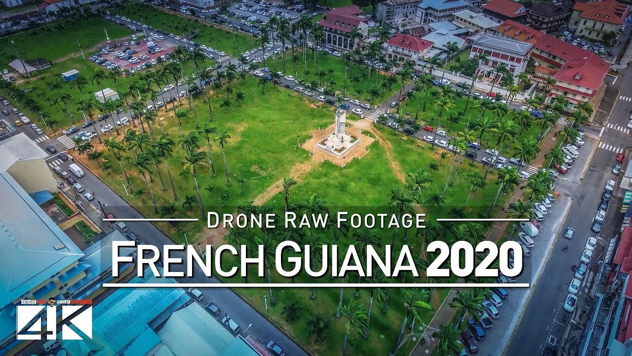 【4K】Drone RAW Footage | This is FRENCH GUIANA 2020 | Cayenne | Saint-Laurent | UltraHD Stock Video