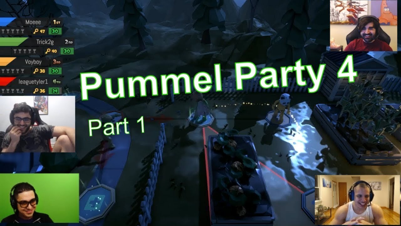 Tyler1, Yassuo, Trick2g, and Voyboy Pummel Party 4 part 1