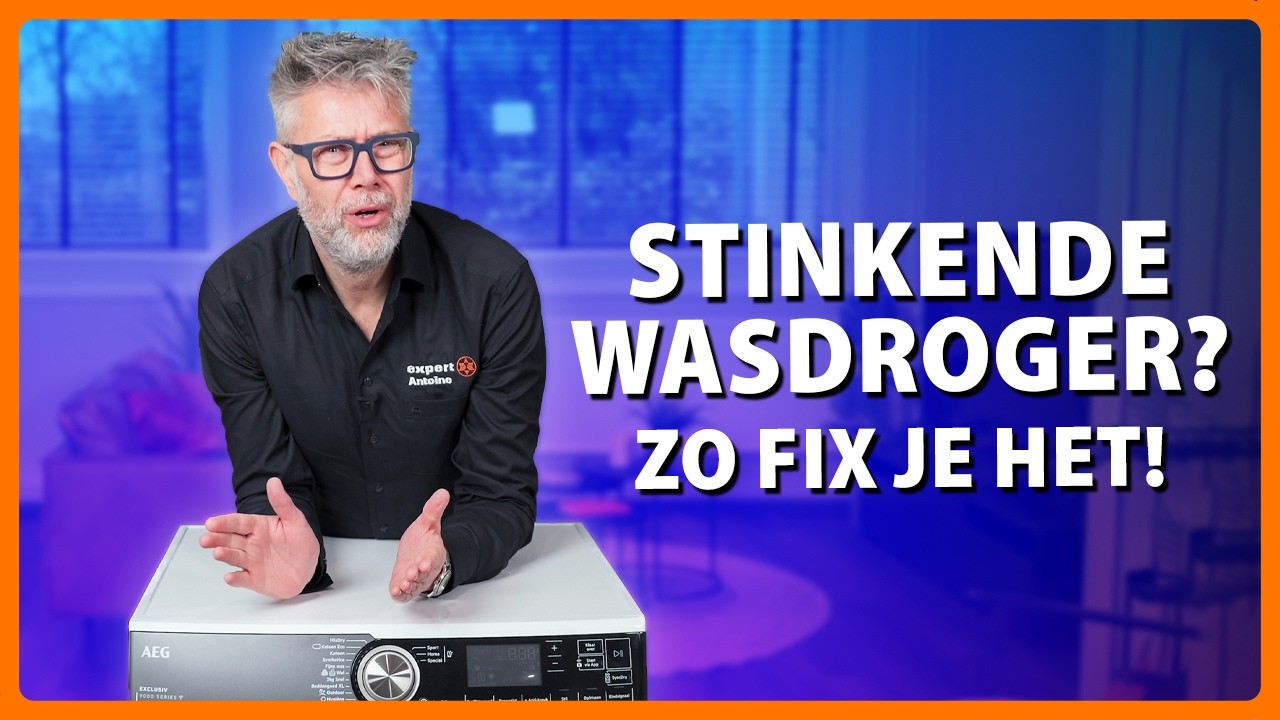 Een stinkende wasdroger schoonmaken? Zo doe je dat! | Expert