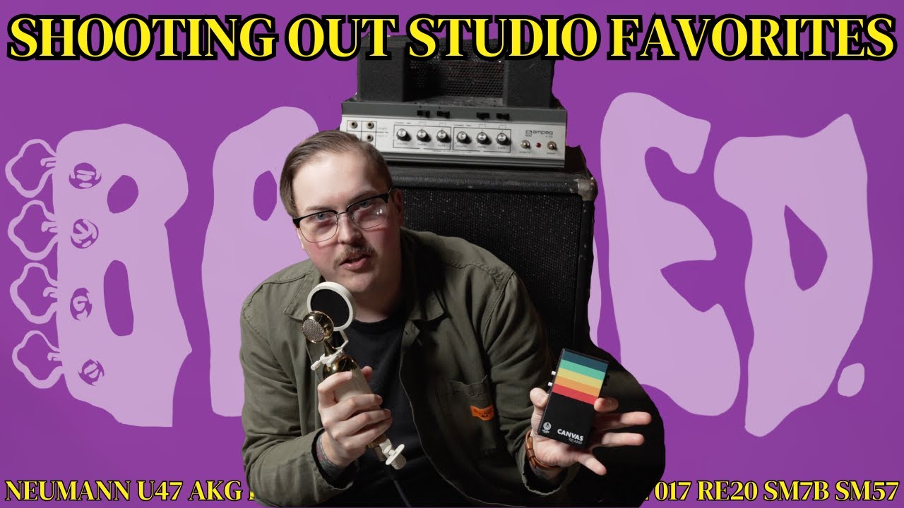 BEST STUDIO MICROPHONES for BASS GUITAR? Ampeg B15 Mic Shootout