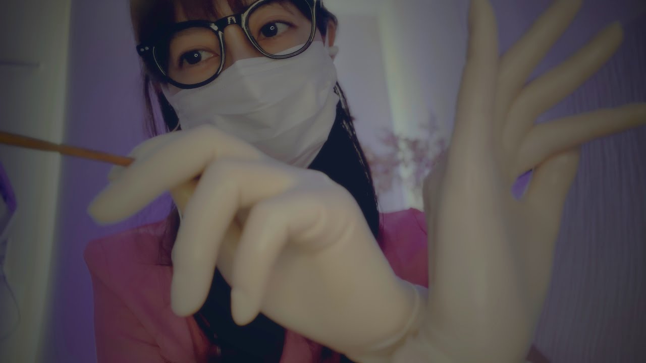 [ASMR] Чистка ушей на RODE NT5👂Царапанье барабанной перепонки / Хирургические перчатки, шепот