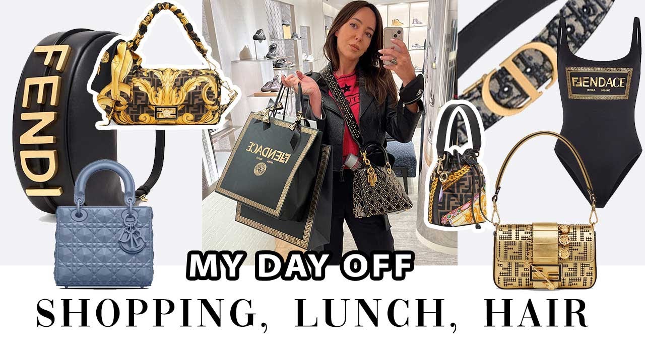 MY DAY OFF: Luxury Shopping. Lunch. Hair.