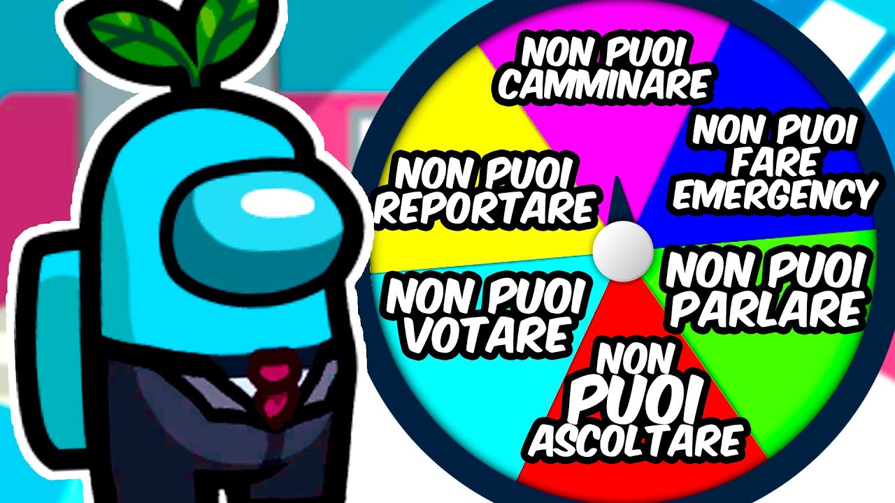 GIOCO CON LA RUOTA DELLE PENITENZE DI AMONG US!