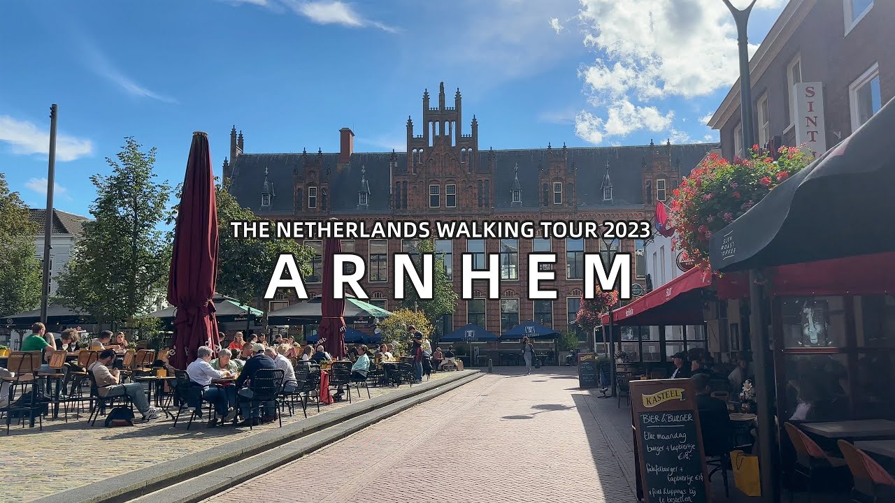 4K Arnhem ,The Netherlands, city Walk 2023