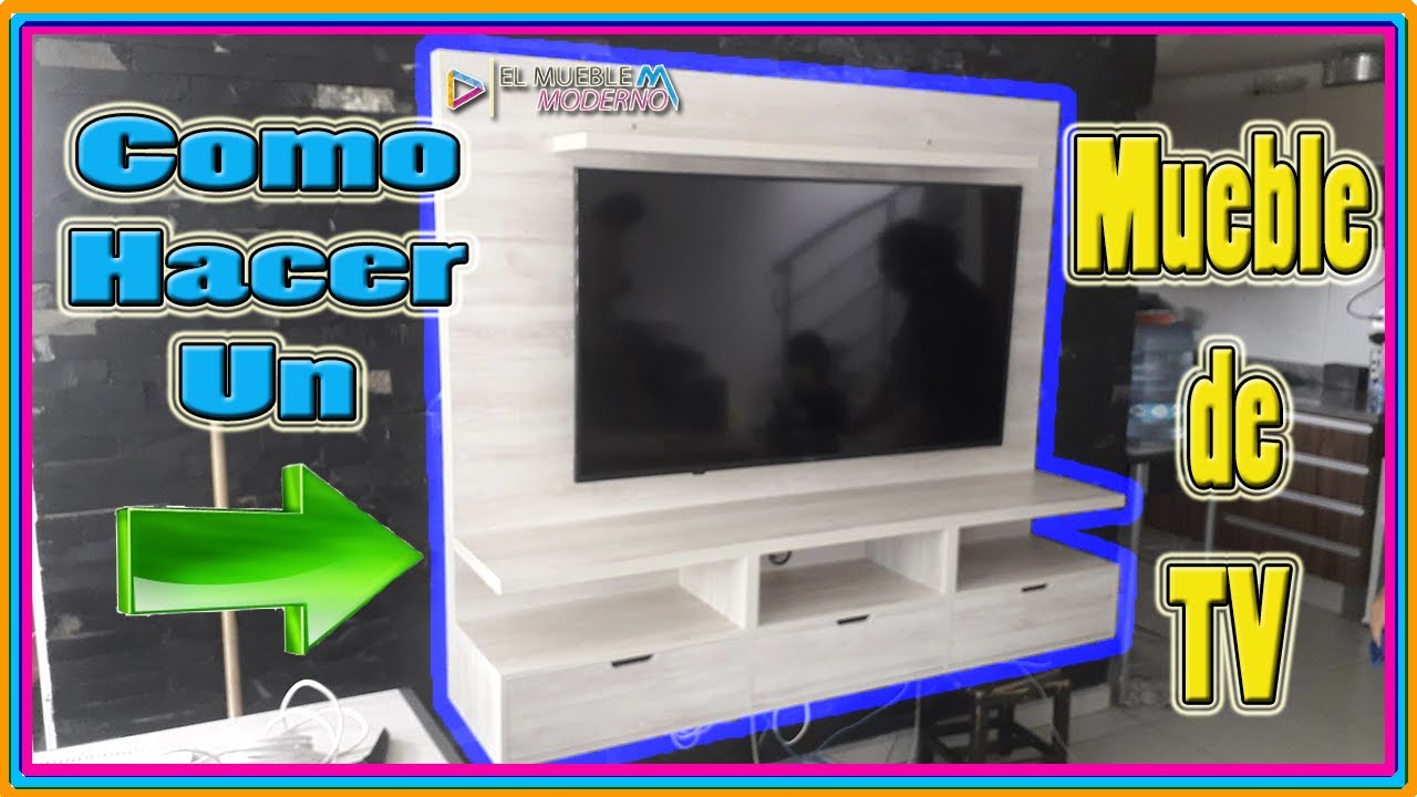 COMO SE HACE UN MUEBLE DE TV FLOTANTE