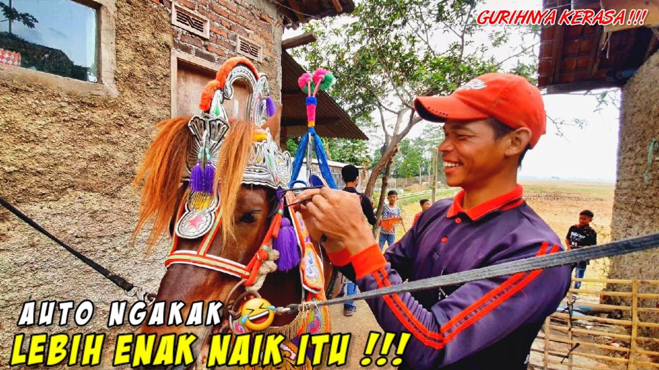 KUDA RENGGONG CUTA MUDA GROUP ❗❗  PERSIAPAN DARI ISTAL KE TEMPAT PENTAS | MEMASANG BAJU KUDA