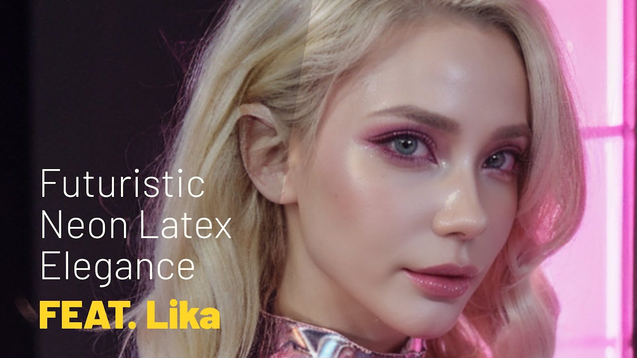 「４K」Futuristic Neon Latex Elegance | Fashion Idea