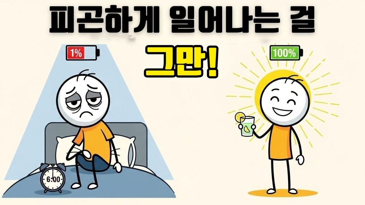 피곤한 아침에 일어나셨나요? 이 4가지 습관이 제 삶을 바꿔놓았습니다.