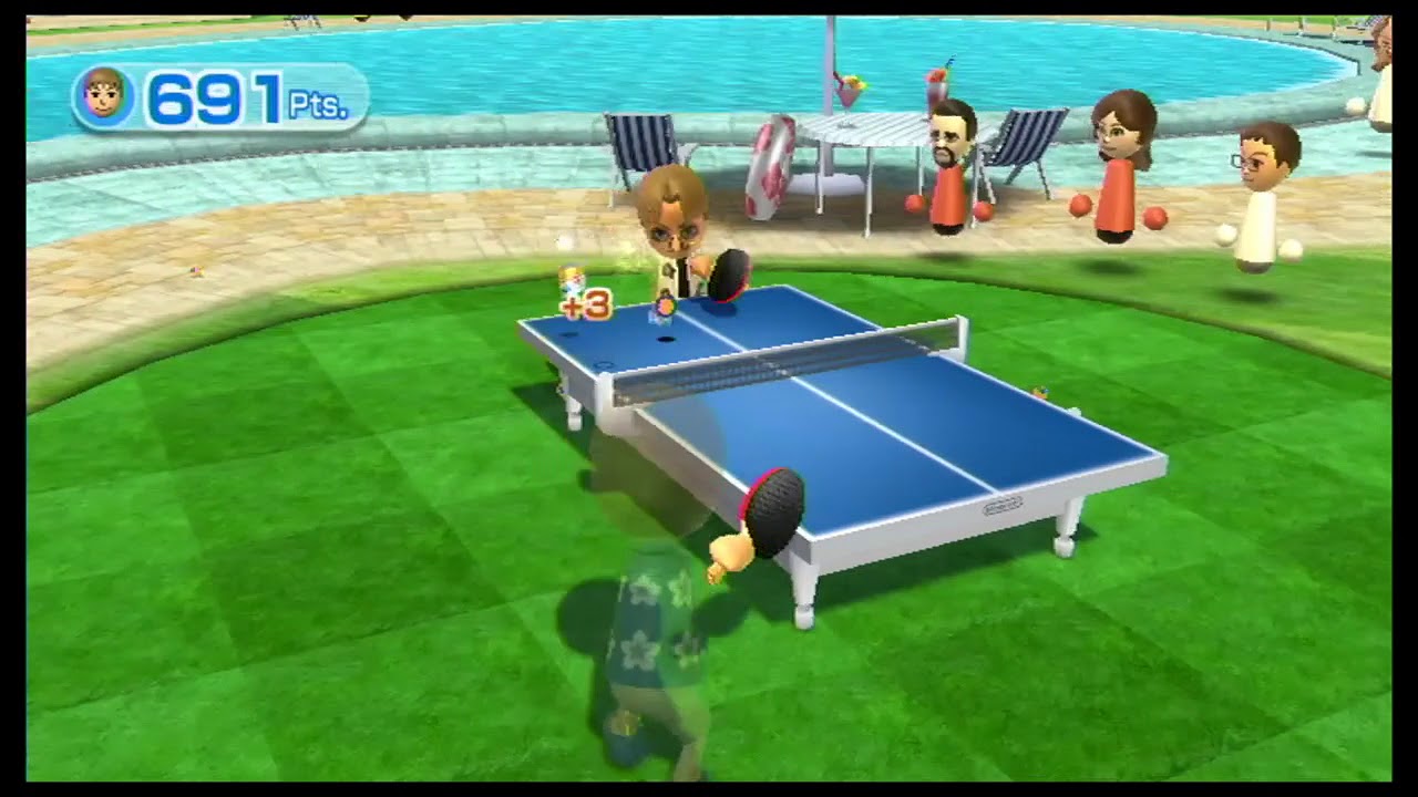 Wii Sports Resort - Table Tennis: Return Challenge (999 Points)