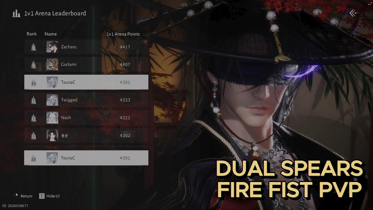 FIRE FIST DUAL SPEARS PVP
