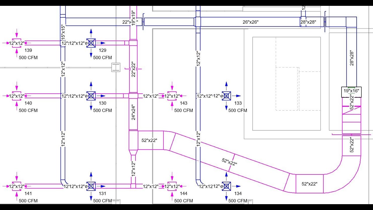 REVIT MEP HVAC How to resize ductwork and place fire dampers (Part 2)
