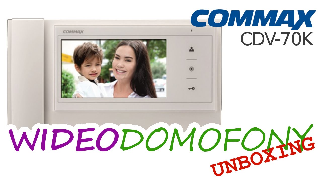 Wideodomofon COMMAX CDV-70K - Odpakowanie Unboxing