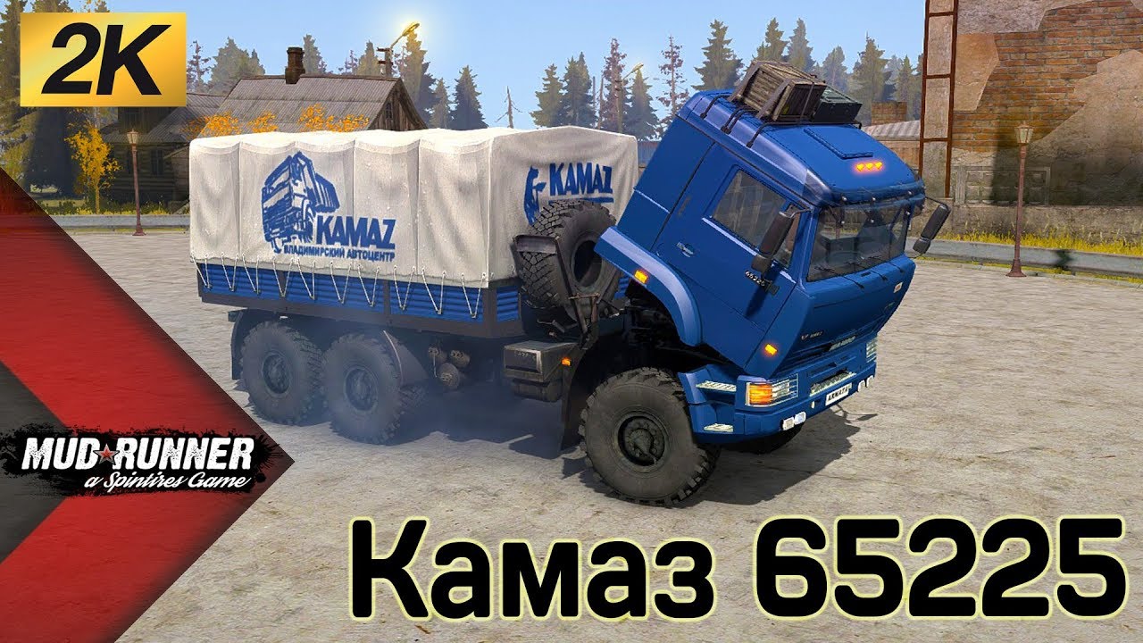 Камаз 65225 Честный Обзор мода Spintires MudRunner