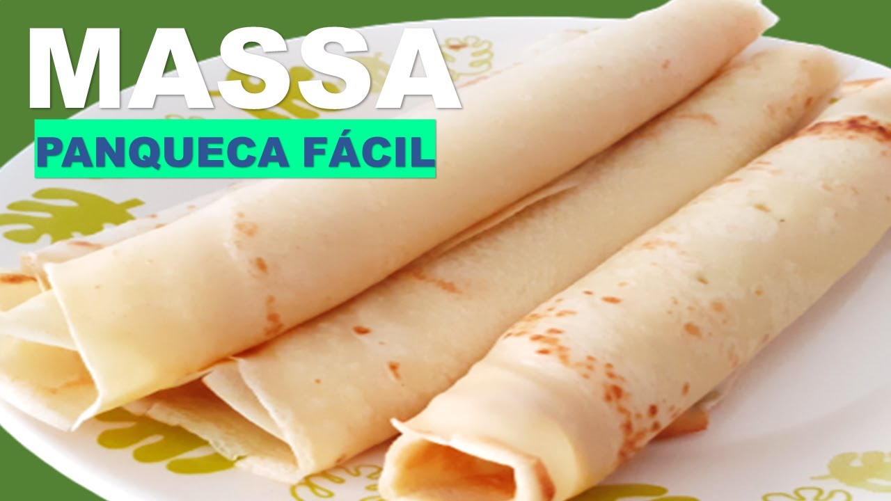 RECEITA DE MASSA BÁSICA DE PANQUECA NO LIQUIDIFICADOR | Simples e fácil