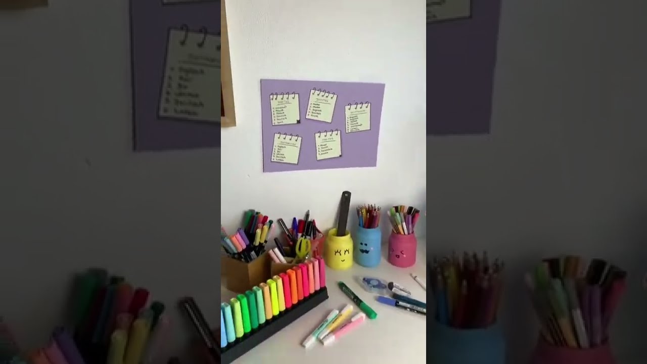 DIY Stundenplan 📝😍 Zimmer sch&ouml;n gestalten ✨