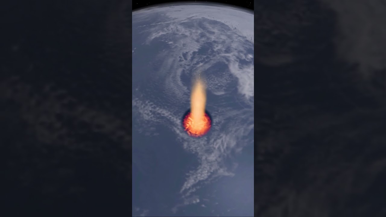 Watch Halley's Comet Crash Into Earth
