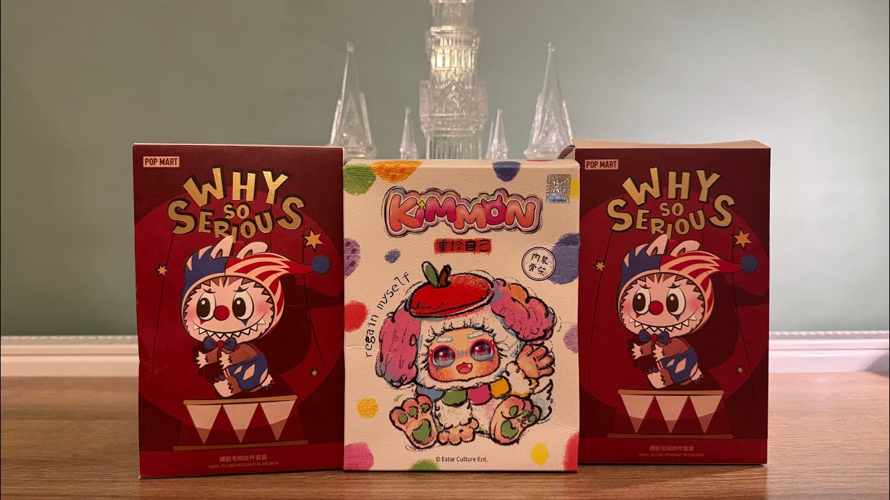 KIMMON REGAIN MYSELF & POP MART WHY   SO SERIOUS UNBOXING!!! 