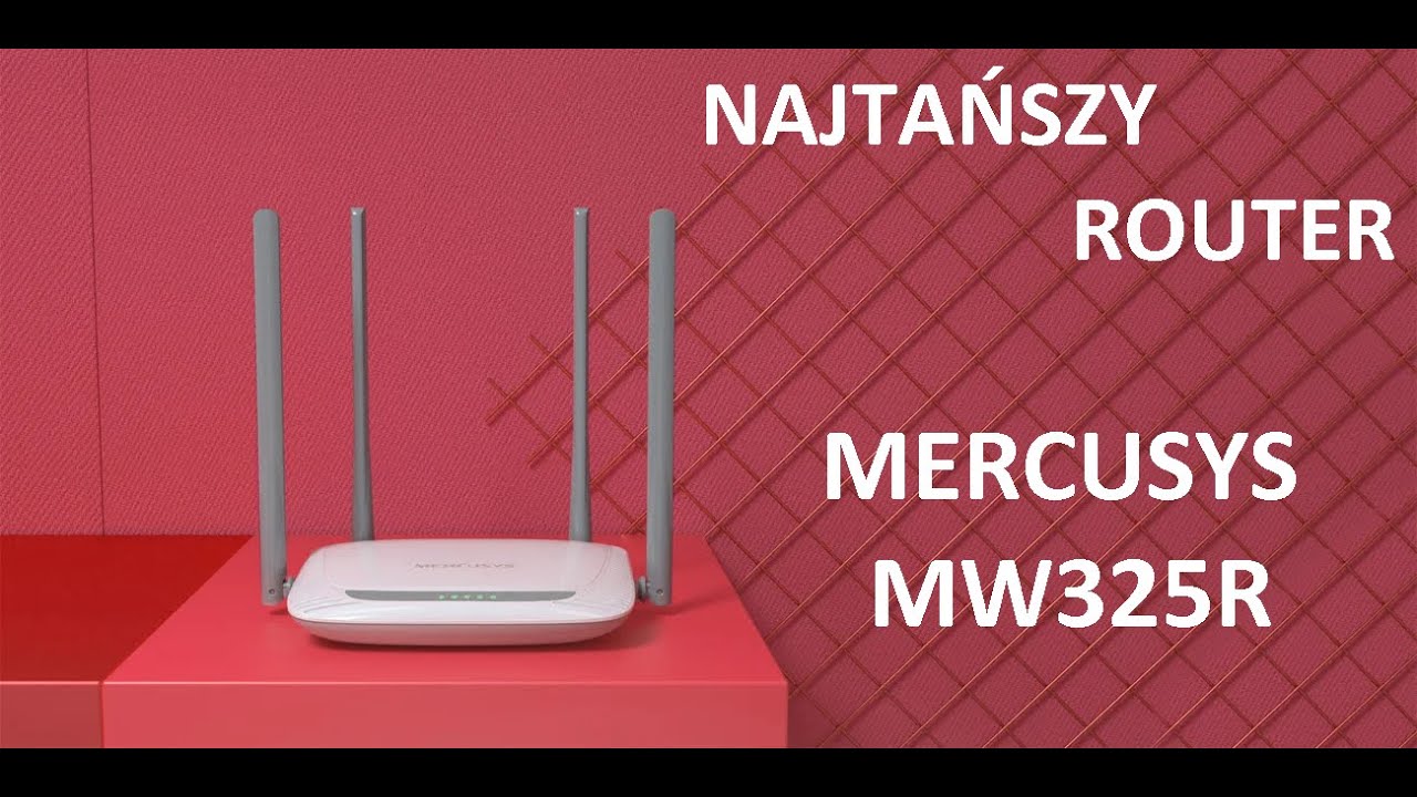 MERCUSYS MW325R 2.4 Ghz - Mega tani router 2.4Ghz