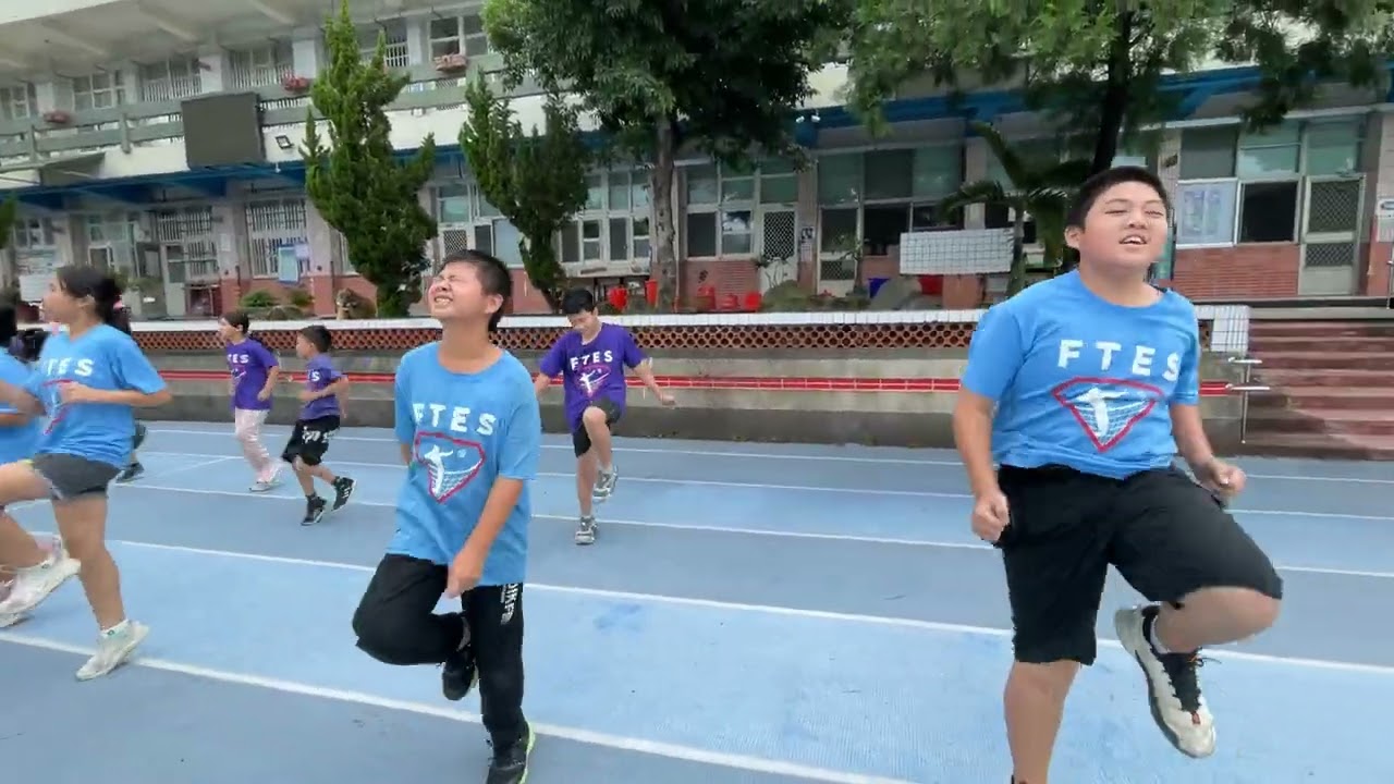 113苗栗縣豐田國小體育課~跳遠基礎訓練