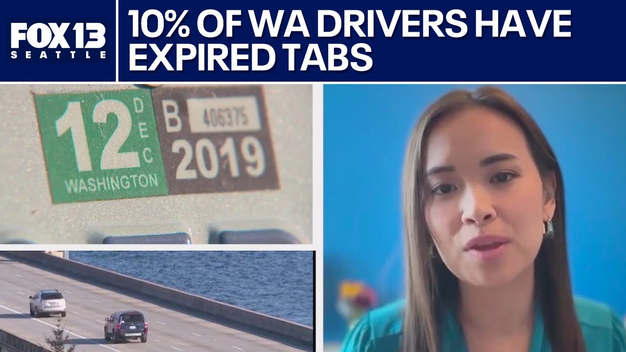 WA drivers with expired tabs costing state money | FOX 13 Seattle