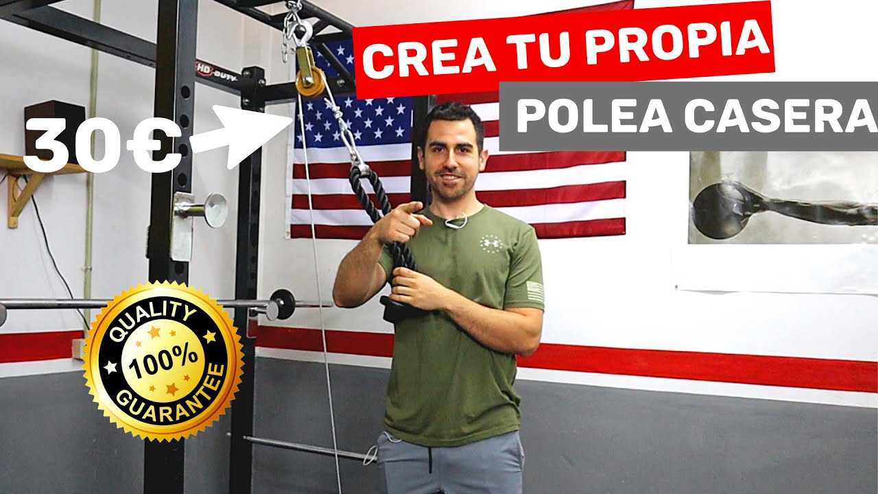 Como Hacer Polea de Gimnasio Casera