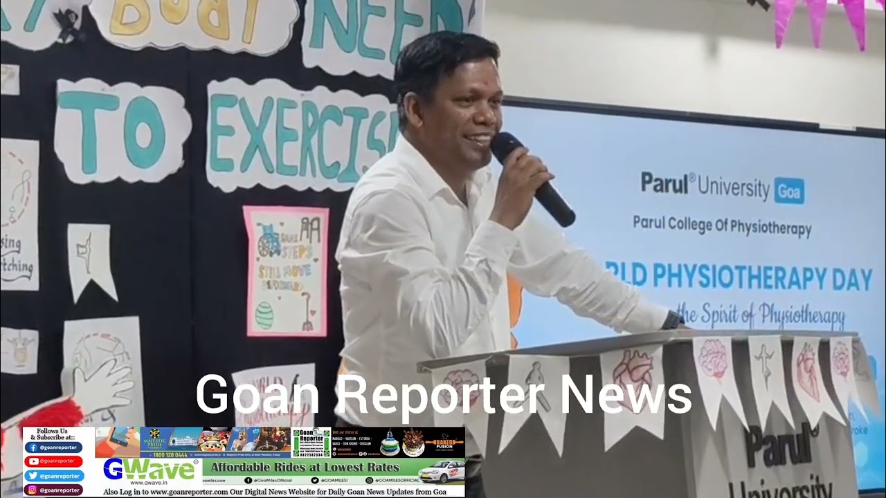 Goan Reporter: Parul University celebrates World Physiotherapy Day 2026, honouring top students.