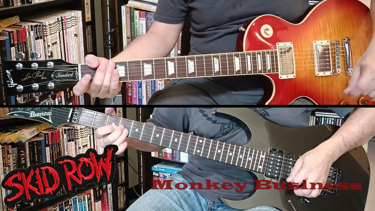 MonkeyBusiness (by Skid Row) Guitar Tracks Cover