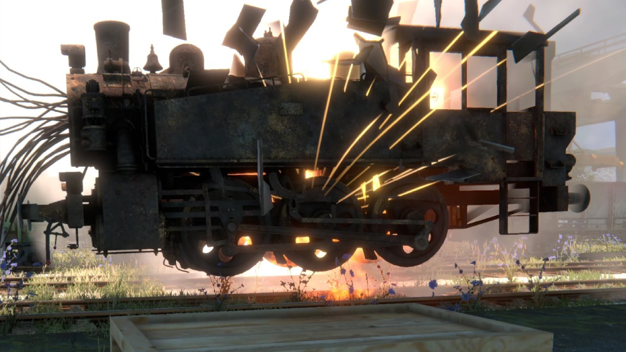 derail valley steam train explosion