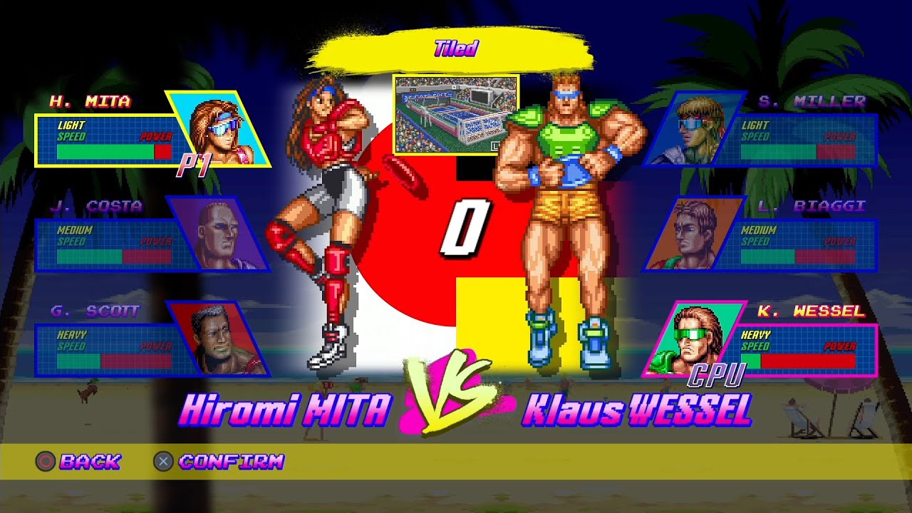 Windjammers All Characters [PS4]