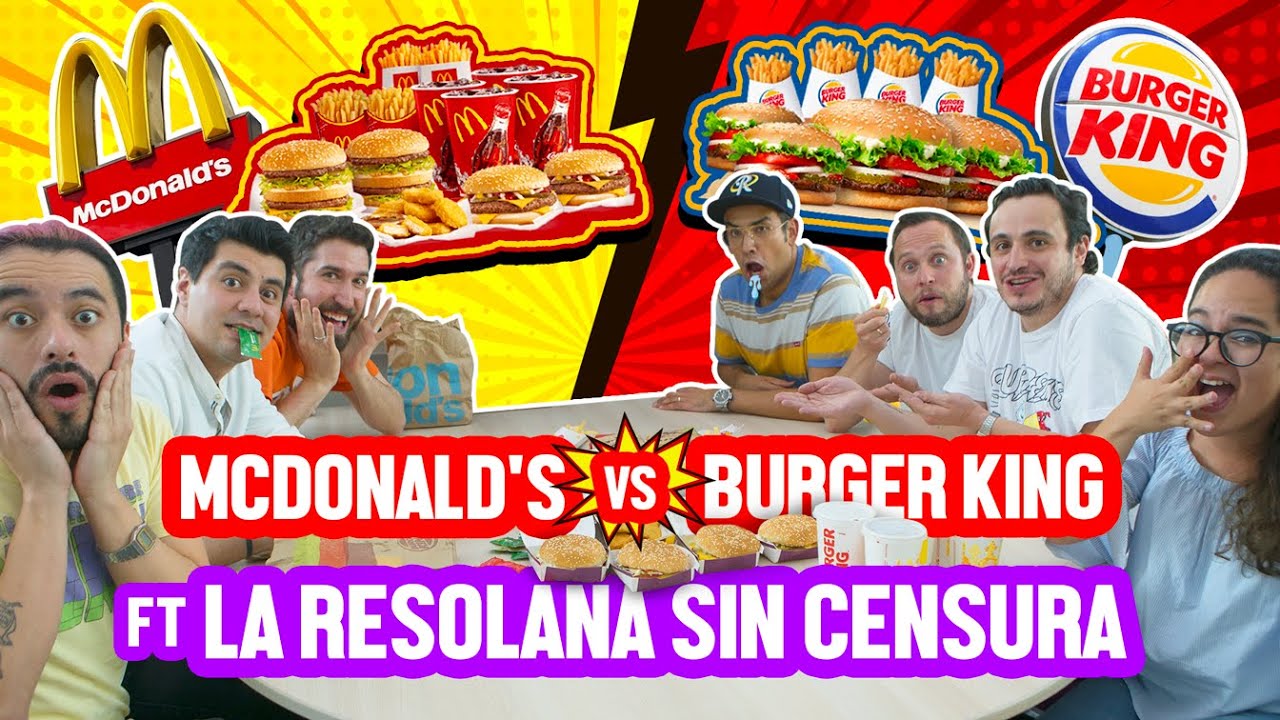 MCDONALD'S VS BURGER KING - FT LA RESOLANA - Ñam Ñam (Episodio 133)