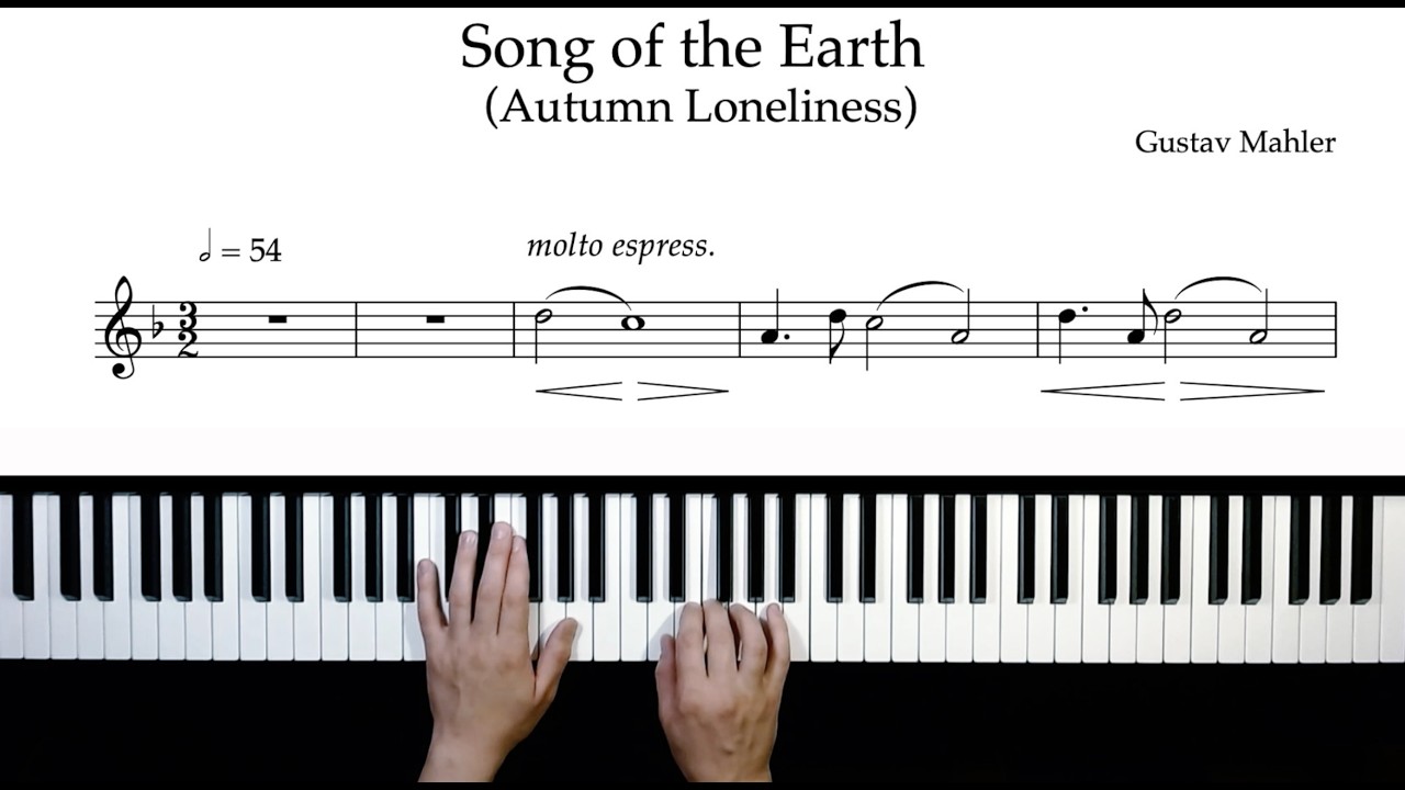 G. MAHLER -  Song Of The Earth | Oboe & Piano Play Along (from Oboe Solos, arr. Malcolm Arnold)