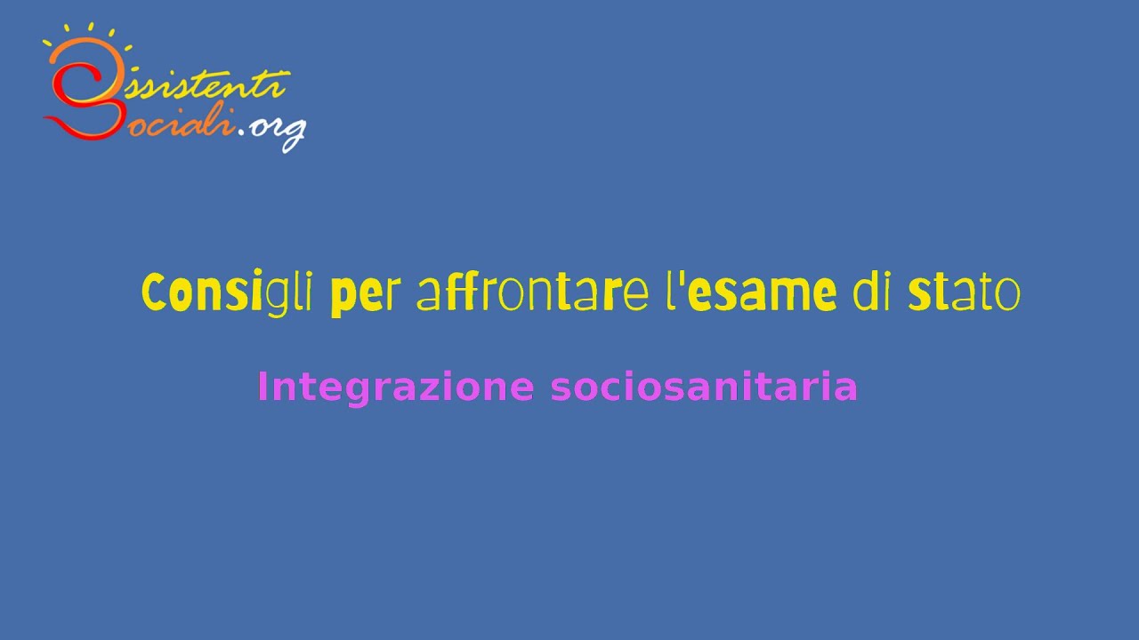Integrazione sociosanitaria