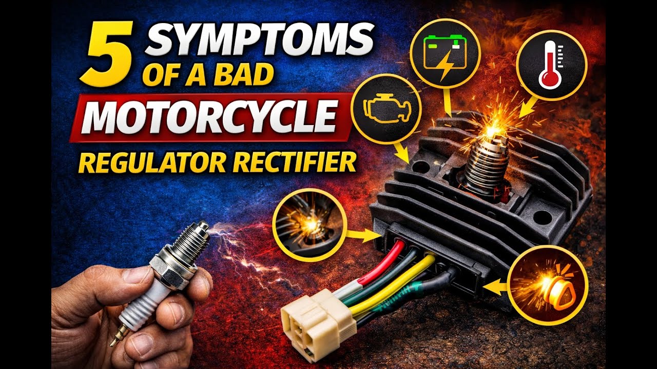5 Symptoms of a Bad Motorcycle Regulator Rectifier.@Mamnur Rashid
