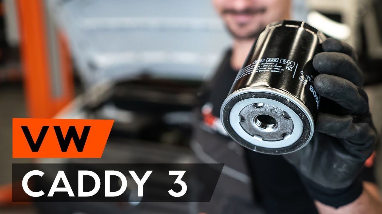 VW CADDY 3 (2KB) olajszűrő &eacute;s motorolaj csere [&Uacute;TMUTAT&Oacute; AUTODOC]
