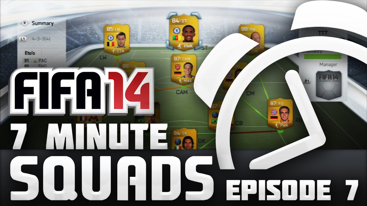 FIFA 14 Ultimate Team | 7 Minute Squads #EP7 - INFORM TOTW PLAYER!