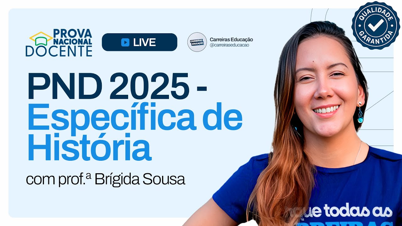 Aula Específica de História para Concurso PND – TEORIA + QUESTÕES