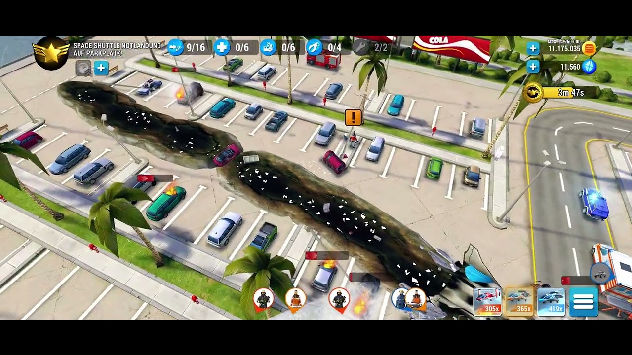 Emergency HQ Elite Einsatz: Space Shuttle Notlandung auf Parkplatz 