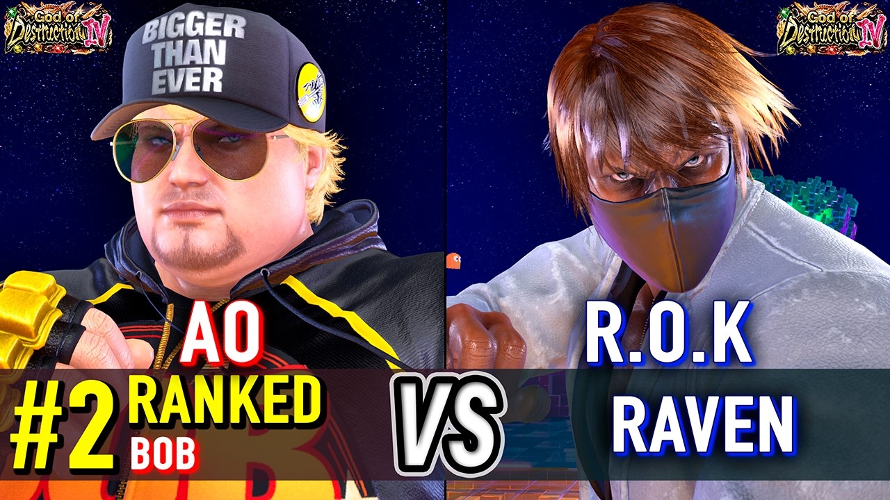 T8 🔥 AO (#2 Ranked Bob) vs R.O.K (Raven) 🔥 Tekken 8 DLC: Bob Day One