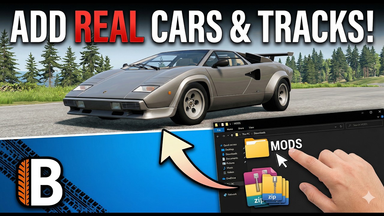 BeamNG.drive Modding Guide: Add Any Real Car or Map in Minutes!
