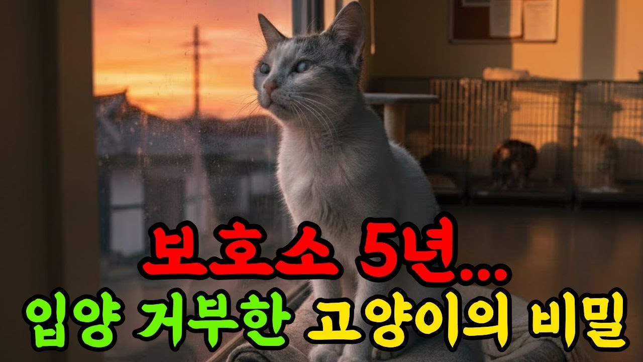 5년을 기다린 고양이... 할머니를 잊지 못한 나비의 마지막
