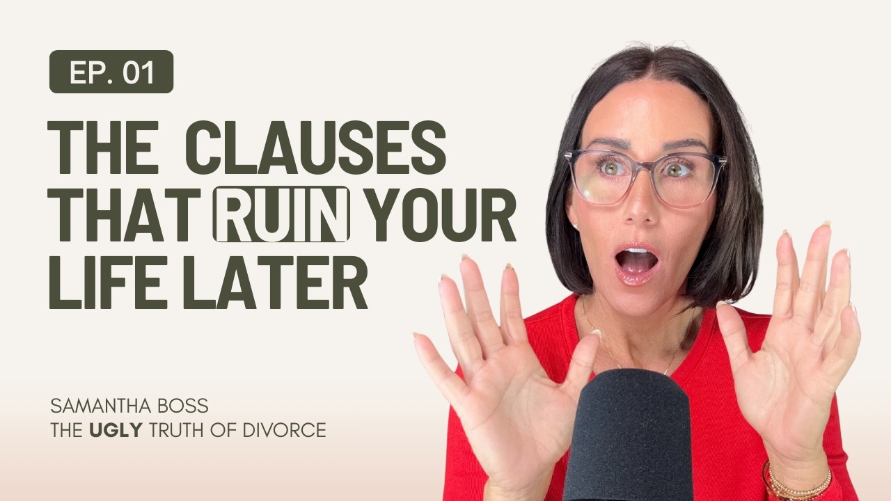 Do Not Sign This Parenting Plan - The Clauses That Ruin Your Life Later