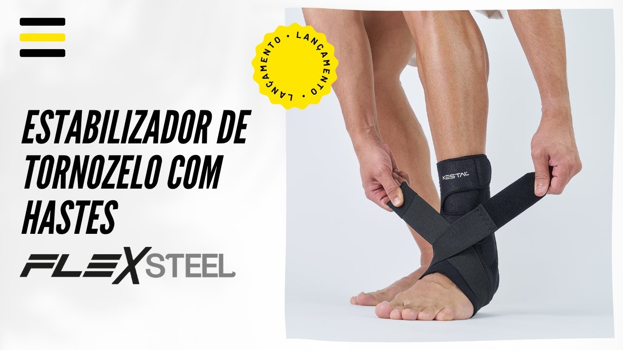 Estabilizador de Tornozelo FleXsteel Kestal: previna lesões e aumente sua performance