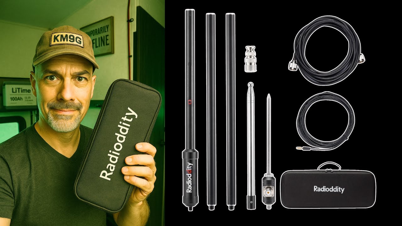 This Antenna Shouldn&rsquo;t Work&hellip; But It BLEW Me Away! | Radioddity HF-009 Review