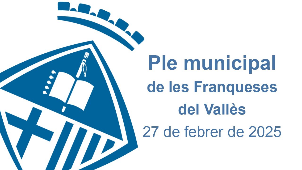 Ple municipal 27 de febrer de 2025