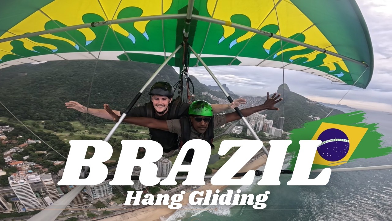 The World's BEST Hang Gliding Spot 🇧🇷 (Rio, Brazil)