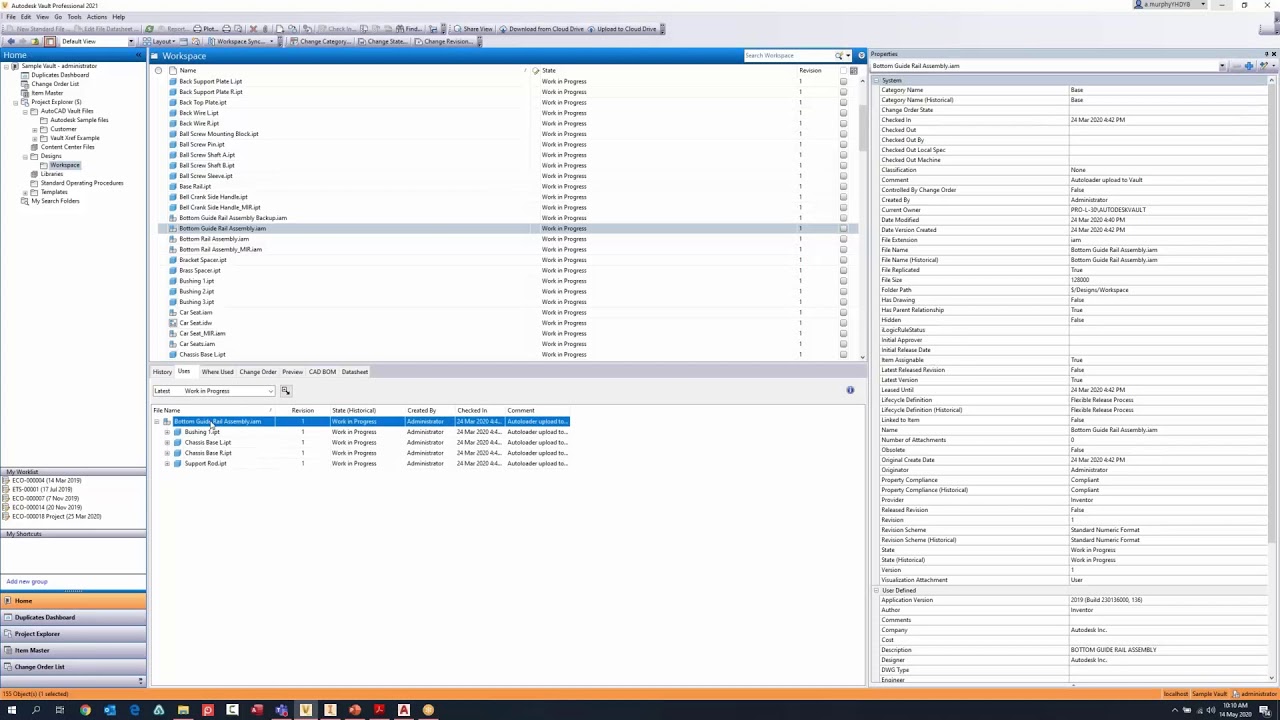 Vault for Data Management