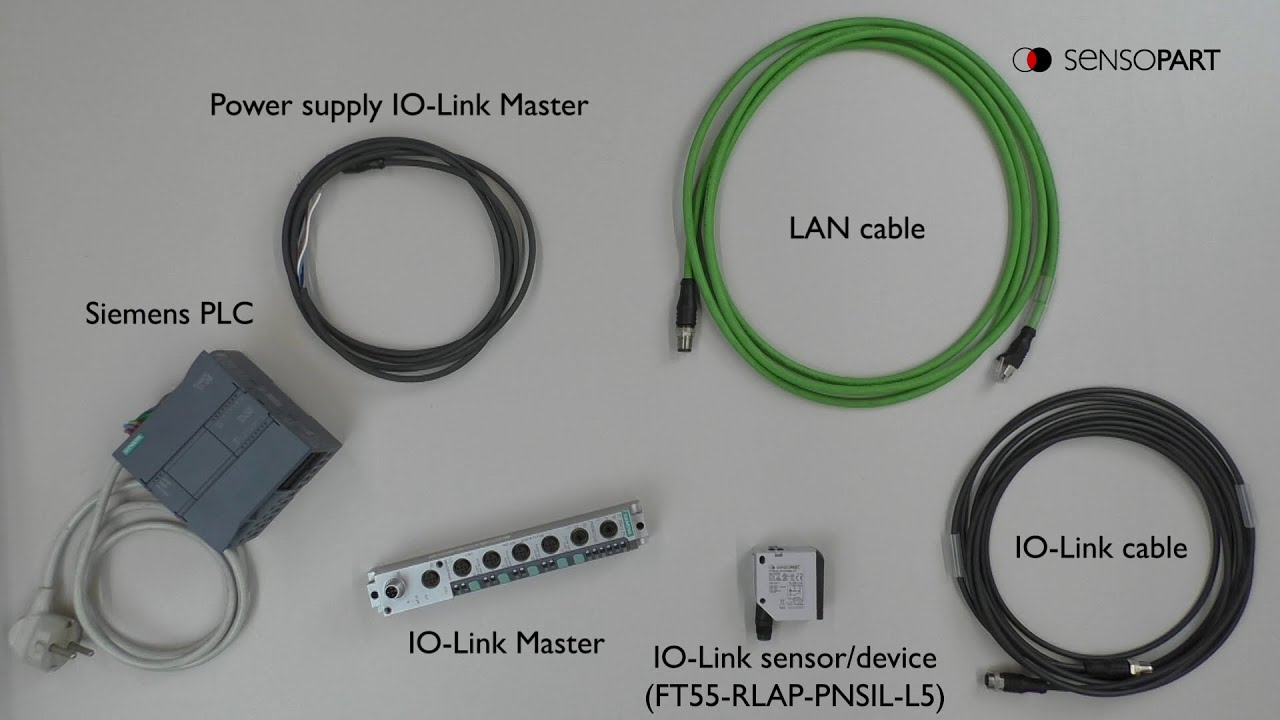 SensoPart - Using IO-Link sensors with Siemens TIA Portal: Reading of process data from sensors