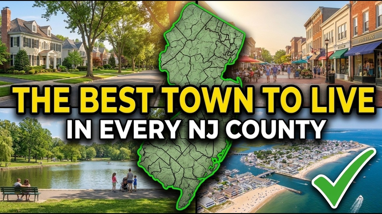 The BEST TOWN To Live In Every NJ County | PART 1