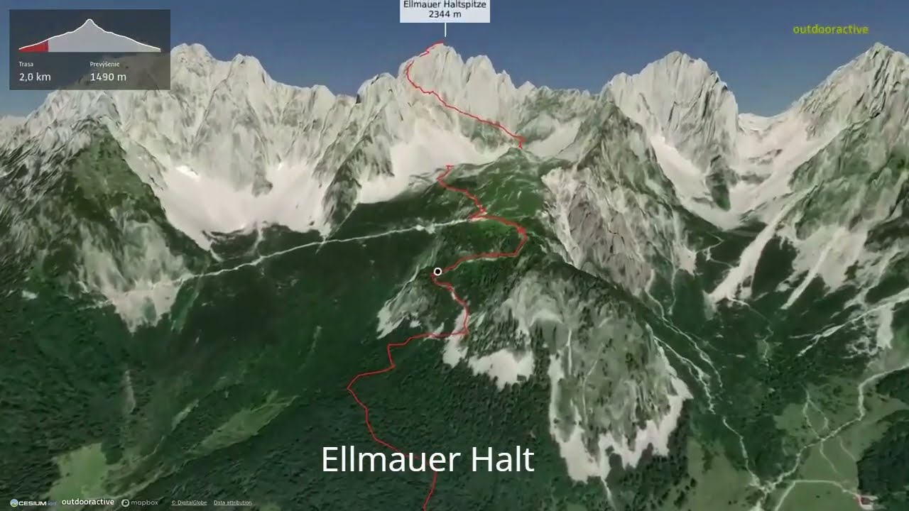 Ellmauer Halt ∆ hiking trails ∆ 3d-trail.com/austria/